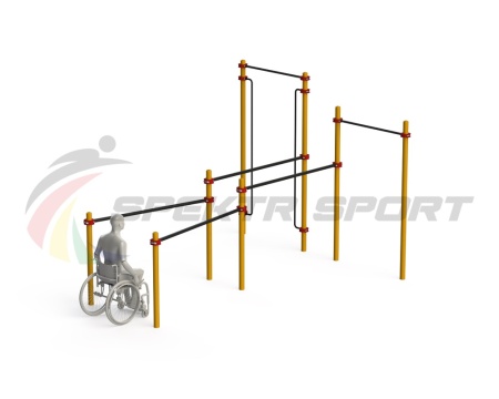 Купить Спортивный комплекс для инвалидов-колясочников WRK-D19_76mm в Гороховеце 