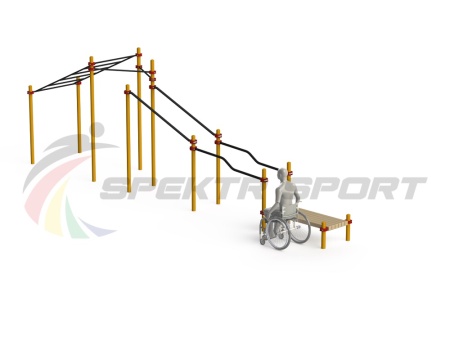 Купить Спортивный комплекс для инвалидов-колясочников WRK-D22_76mm в Гороховеце 